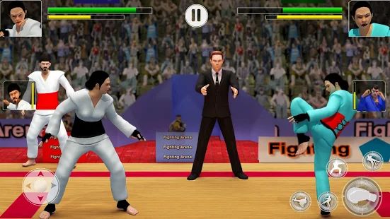 Скачать взломанную Tag Team Карате Борьба Игры: PRO Kung Fu Master [МОД много монет] на Андроид - Версия 2.2.3 apk