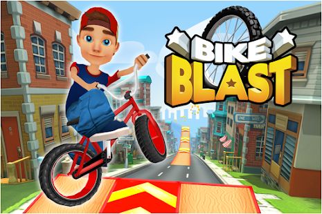 Скачать взломанную Велосипедная гонка -Bike Blast [МОД много монет] на Андроид - Версия 4.3.2 apk