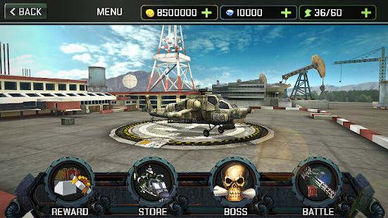 Скачать взломанную Вертолетная атака 3D [МОД безлимитные деньги] на Андроид - Версия 1.1.0 apk