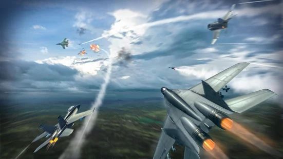 Скачать взломанную Sky Combat: онлайн ПВП бои на самолётах 5х5 [МОД безлимитные деньги] на Андроид - Версия 2.0 apk