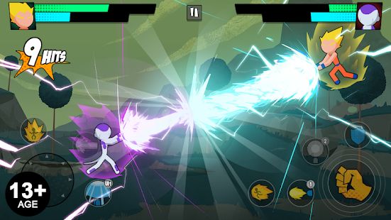 Скачать взломанную Super Dragon Stickman Battle - Warriors Fight [МОД много монет] на Андроид - Версия 0.5.3 apk