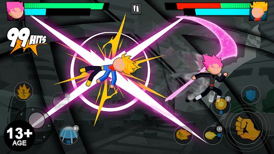 Скачать взломанную Super Dragon Stickman Battle - Warriors Fight [МОД много монет] на Андроид - Версия 0.5.3 apk
