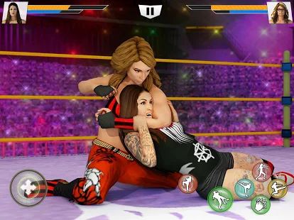 Скачать взломанную Bad Girls Wrestling Fighter: Женщины Борьба Игры [МОД много монет] на Андроид - Версия 1.1.7 apk