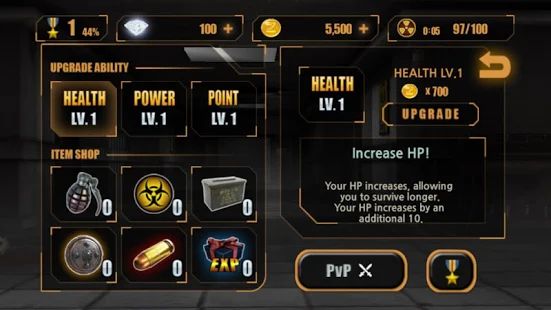Скачать взломанную Zombie Hunter King [МОД безлимитные деньги] на Андроид - Версия 1.0.41 apk