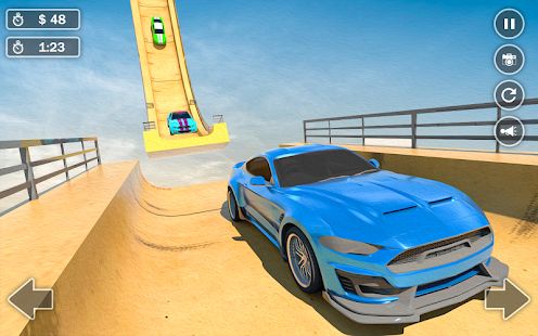 Скачать взломанную Мега рампа Автосимулятор - Невозможное 3D [МОД безлимитные деньги] на Андроид - Версия 3.0 apk