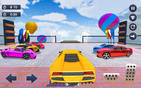 Скачать взломанную Мега рампа Автосимулятор - Невозможное 3D [МОД безлимитные деньги] на Андроид - Версия 3.0 apk