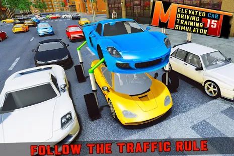 Скачать взломанную Elevated Car Racing Speed Driving Parking Game [МОД безлимитные деньги] на Андроид - Версия 0.1 apk