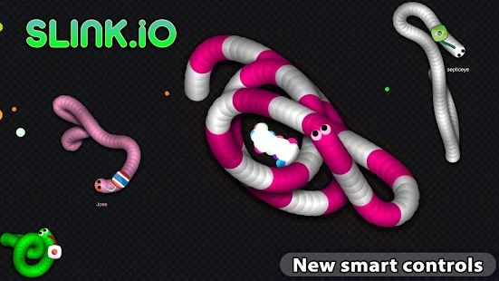 Скачать взломанную Slink.io - Игры со змеями [МОД открыто все] на Андроид - Версия Зависит от устройства apk
