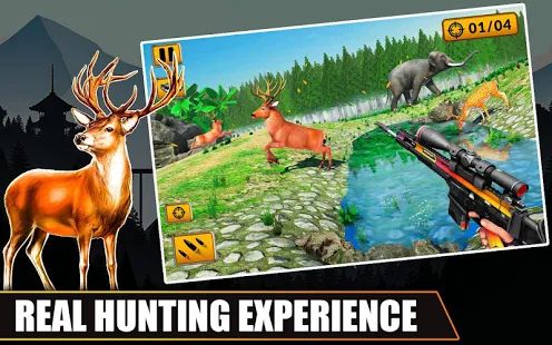 Скачать взломанную Wild Animal Hunt 2020: Dino Hunting Games [МОД безлимитные деньги] на Андроид - Версия Зависит от устройства apk
