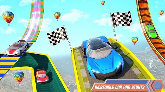 Скачать взломанную Superhero GT гоночный Машина Трюки: новый Машина [МОД много монет] на Андроид - Версия 1.15 apk