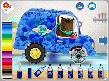Скачать взломанную Pepi Garage — Create & Ride [МОД открыто все] на Андроид - Версия 1.4.4 apk