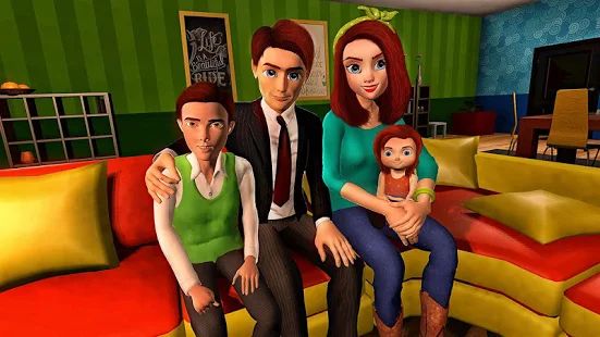 Скачать взломанную Virtual Mother Game: Family Mom Simulator [МОД открыто все] на Андроид - Версия 1.25 apk