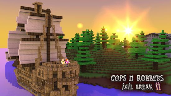 Скачать взломанную Cops N Robbers: Pixel Prison Games 2 [МОД открыто все] на Андроид - Версия 2.2.4 apk