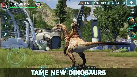 Скачать взломанную Dino Tamers - Jurassic Riding MMO [МОД много монет] на Андроид - Версия 2.08 apk
