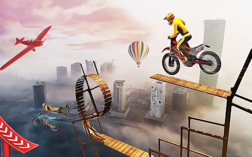 Скачать взломанную Bike Stunt Racing 3D - Moto Bike Race Game [МОД много монет] на Андроид - Версия 3.0 apk