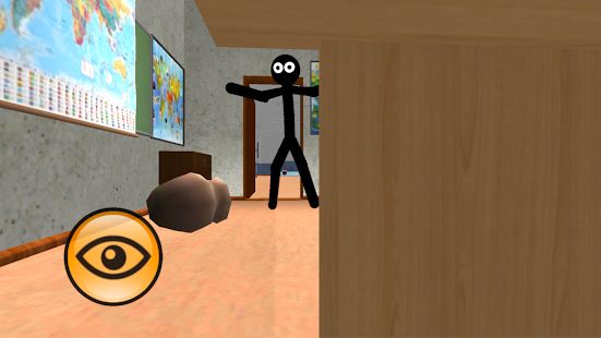 Скачать взломанную Stickman Teacher. Neighbor School Escape 3D [МОД много монет] на Андроид - Версия 1.2 apk