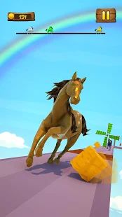 Скачать взломанную лошадь бегать весело гонка 3D Единорог игры [МОД безлимитные деньги] на Андроид - Версия 2.9 apk