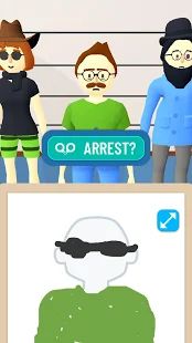 Скачать взломанную Line Up: Draw the Criminal [МОД открыто все] на Андроид - Версия 1.2.0 apk