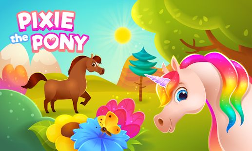 Скачать взломанную Pixie the Pony - My Virtual Pet [МОД открыто все] на Андроид - Версия 1.43 apk