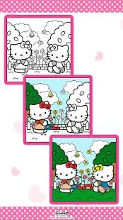 Скачать взломанную Раскраска по номерам с Hello Kitty [МОД много монет] на Андроид - Версия 1.0.2 apk