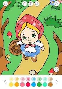 Скачать взломанную Блестящие Раскраски для Детей: Игра для Детей [МОД открыто все] на Андроид - Версия 1.0.6.1 apk