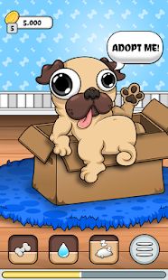 Скачать взломанную Pug - My Virtual Pet Dog [МОД открыто все] на Андроид - Версия 1.26 apk