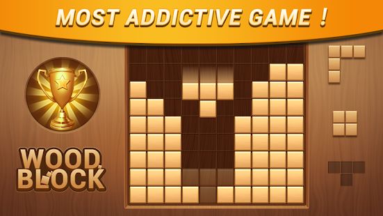 Скачать взломанную Wood Block - Classic Block Puzzle Game [МОД безлимитные деньги] на Андроид - Версия 1.0.4 apk