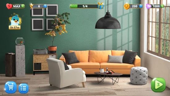 Скачать взломанную Flip This House: Декор, дизайн и игра «3 в ряд» [МОД безлимитные деньги] на Андроид - Версия 1.103 apk