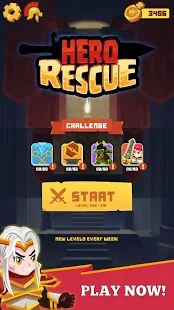 Скачать взломанную Hero Rescue [МОД открыто все] на Андроид - Версия 1.0.51 apk