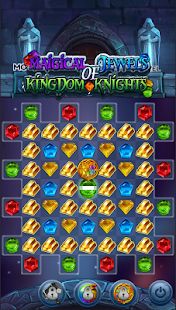 Скачать взломанную Magical Jewels of Kingdom Knights: три в ряд [МОД безлимитные деньги] на Андроид - Версия 1.0.8 apk