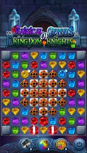 Скачать взломанную Magical Jewels of Kingdom Knights: три в ряд [МОД безлимитные деньги] на Андроид - Версия 1.0.8 apk