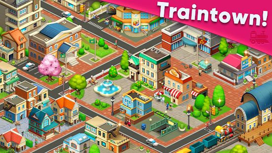 Скачать взломанную Merge train town! (Merge Games) [МОД безлимитные деньги] на Андроид - Версия 1.1.19.2 apk