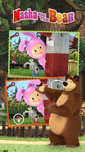Скачать взломанную Маша и медведь - Найди отличия [МОД много монет] на Андроид - Версия 3.8 apk