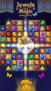 Скачать взломанную Jewels Magic: Mystery Match3 [МОД открыто все] на Андроид - Версия 20.0922.09 apk