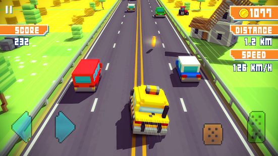Скачать взломанную Blocky Highway: Traffic Racing [МОД открыто все] на Андроид - Версия 1.2.2 apk
