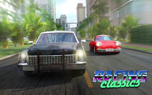 Скачать взломанную Racing Classics PRO: Real Speed & Уличные Гонки [МОД много монет] на Андроид - Версия 1.04.0 apk