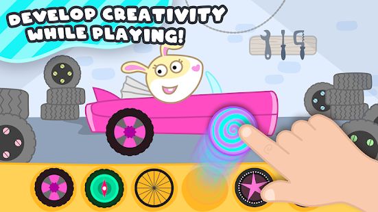 Скачать взломанную Racing Cars for Kids [МОД открыто все] на Андроид - Версия 4.4 apk