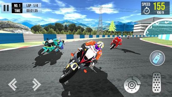 Скачать взломанную Real Bike Racing 2020 - Racing Bike Game [МОД много монет] на Андроид - Версия Зависит от устройства apk