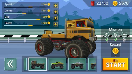 Скачать взломанную Монстры грузовики - Детские гонки [МОД открыто все] на Андроид - Версия 1.1.7 apk