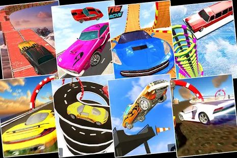 Скачать взломанную Impossible GT Car Driving Tracks: Big Car Jumps [МОД безлимитные деньги] на Андроид - Версия 1.0 apk
