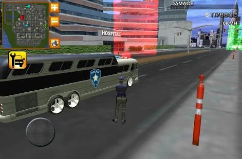 Скачать взломанную Police bus prison transport 3D [МОД безлимитные деньги] на Андроид - Версия 1.8 apk