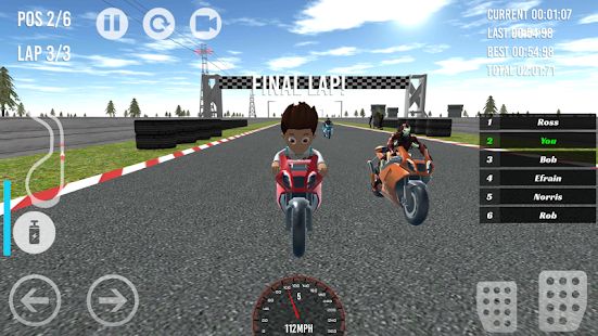 Скачать взломанную Paw Ryder Moto Patrol Race 3D [МОД открыто все] на Андроид - Версия 1.0 apk