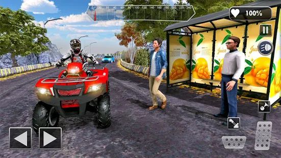 Скачать взломанную ATV Quad Bike Такси Внедорожник Таксист [МОД много монет] на Андроид - Версия 1.6 apk