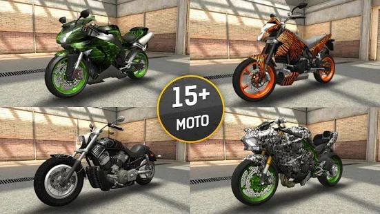 Скачать взломанную Moto Racing 3D [МОД открыто все] на Андроид - Версия 1.5.12 apk