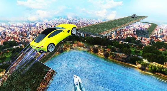 Скачать взломанную City GT Racing Car Stunts 3D Free - Автомобильные [МОД много монет] на Андроид - Версия 1.0 apk