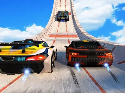 Скачать взломанную Extreme GT Racing Car Трюки Гонки [МОД много монет] на Андроид - Версия 1.0 apk