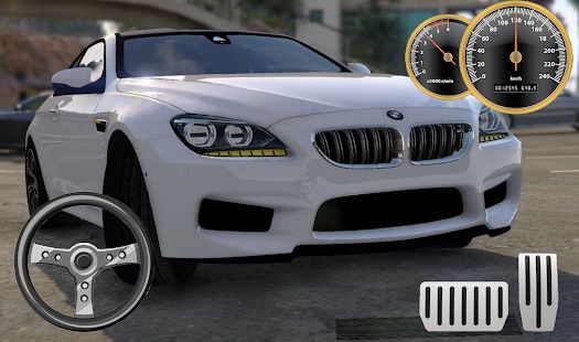 Скачать взломанную Drive BMW M6 Coupe - City & Parking [МОД безлимитные деньги] на Андроид - Версия 1.0 apk