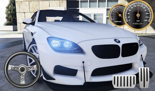 Скачать взломанную Drive BMW M6 Coupe - City & Parking [МОД безлимитные деньги] на Андроид - Версия 1.0 apk