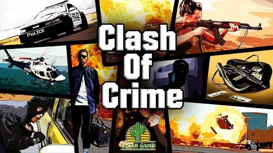Скачать взломанную Clash of Crime San Andreas PRO [МОД безлимитные деньги] на Андроид - Версия 1.0.1 apk