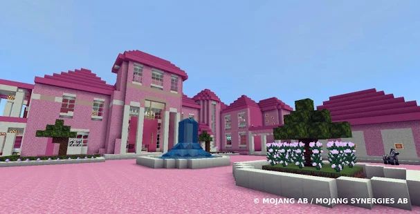 Скачать взломанную Розовый дом с мебелью . Майнкрафт карты и моды. [МОД открыто все] на Андроид - Версия 1.0.1 apk